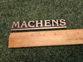 Machens Car Dealership Dealer Badge Emblem Name Plate Nameplate Vintage 5M4