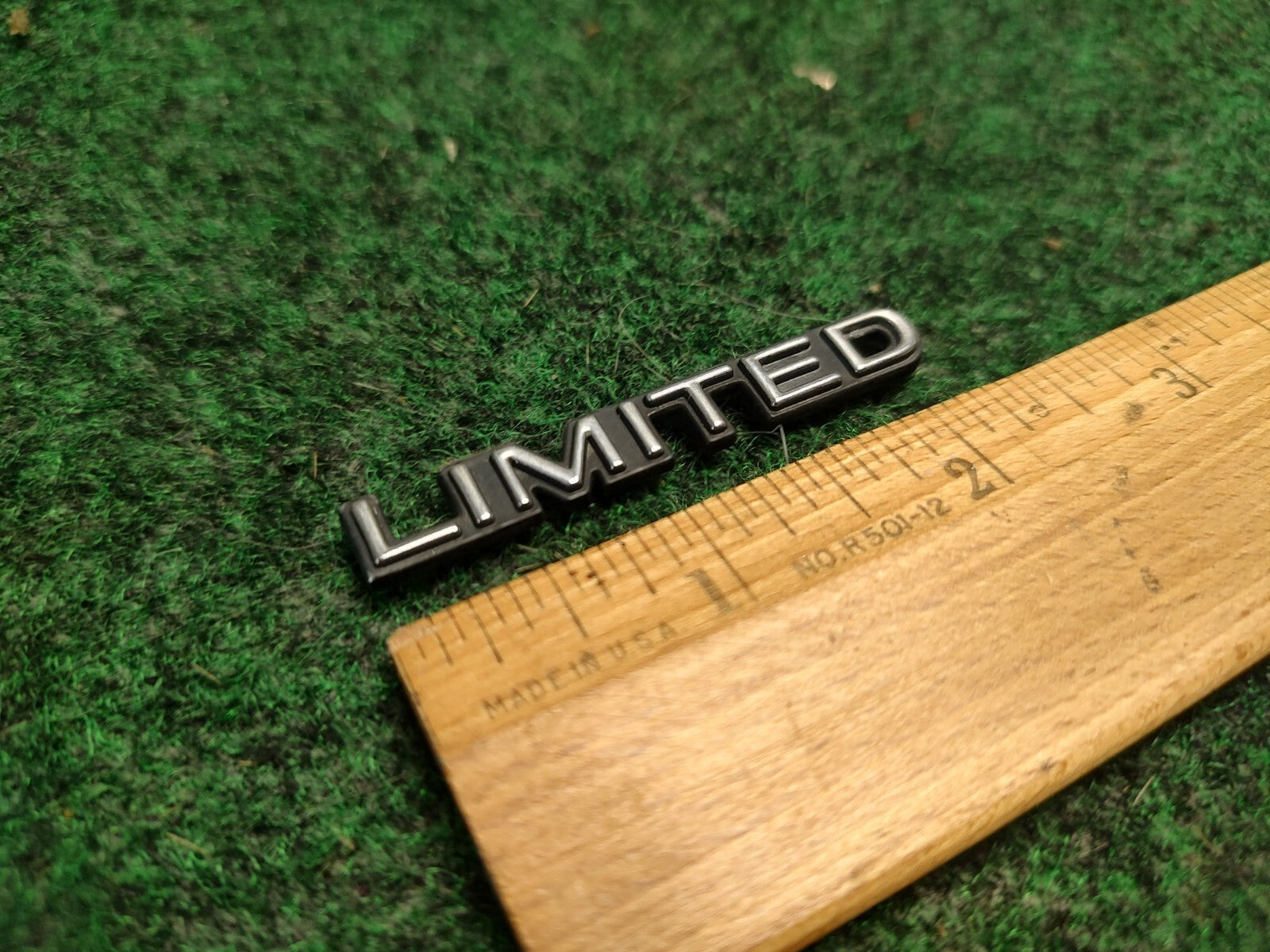 OEM Limited Chrome 2.25" Emblem Badge Logo Nameplate Name Plate Insignia 3S3