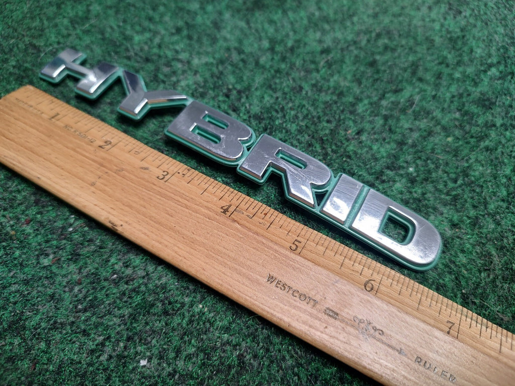 Honda Civic Hybrid Emblem Logo Letters Badge Trunk Rear Chrome OEM 3S6