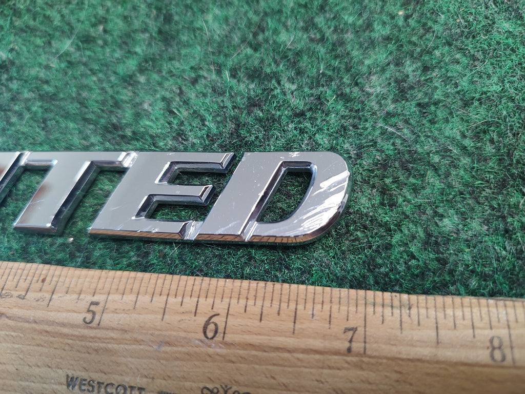 TOYOTA LIMITED CHROME SIDE EMBLEM LOGO BADGE SIGN SYMBOL NAME Scratches OEM 4S4