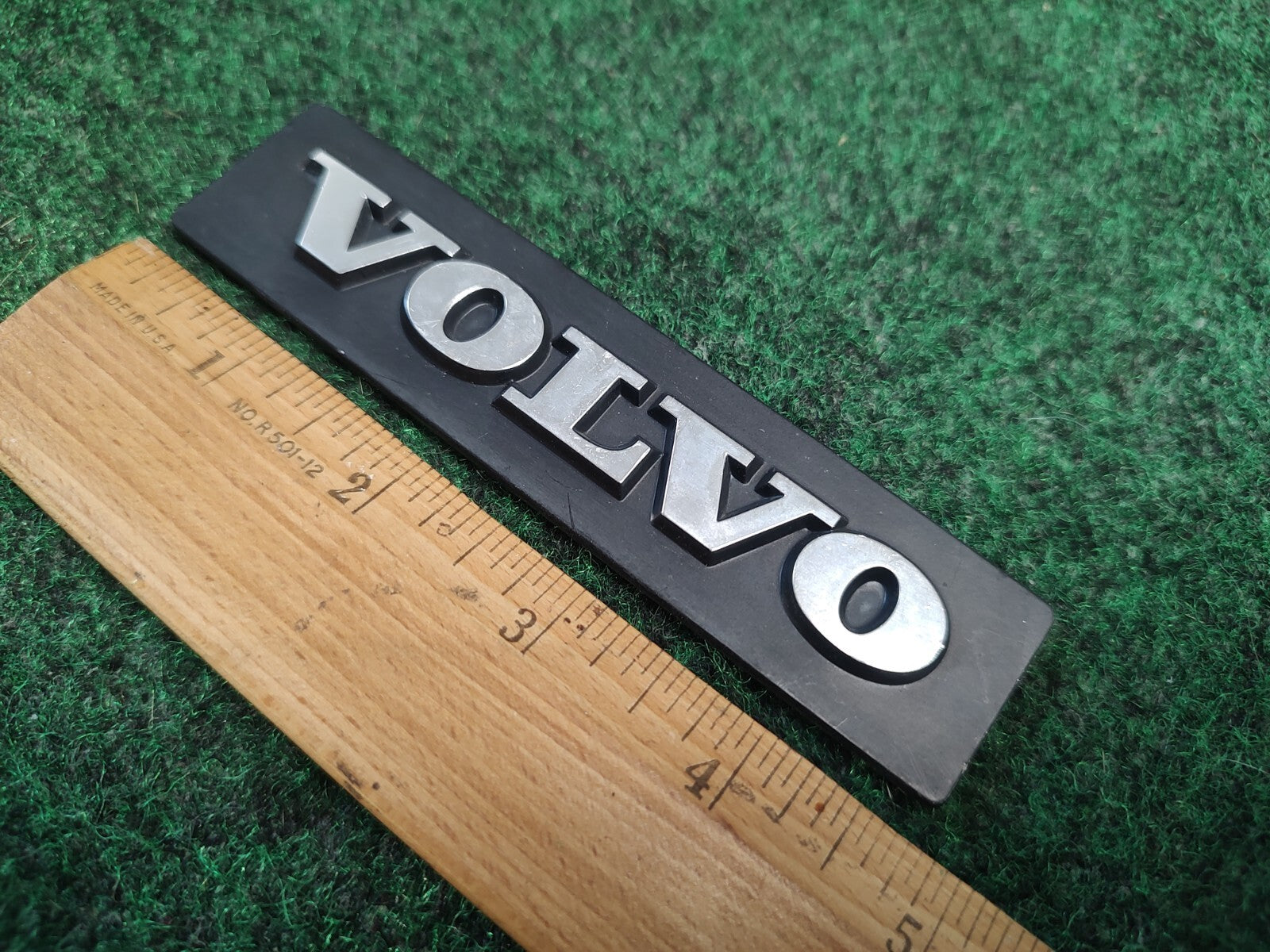 Volvo Emblem Name Plate Badge Logo 4.75" Nameplate 3S8
