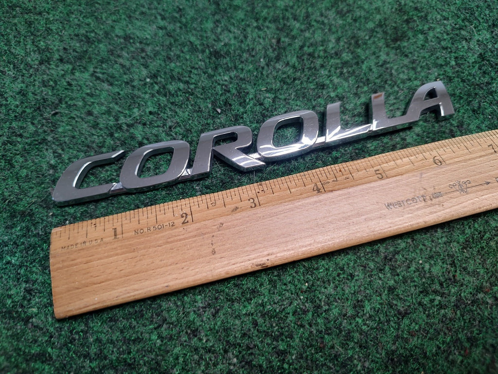 2009 2010 Toyota Corolla Trunk Lid Nameplate Emblem Badge Logo 75442-12a11 2S5