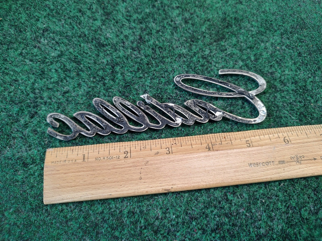 Cadillac Chrome Plastic 6inch Emblem Badge Logo Nameplate Name Plate 3S7