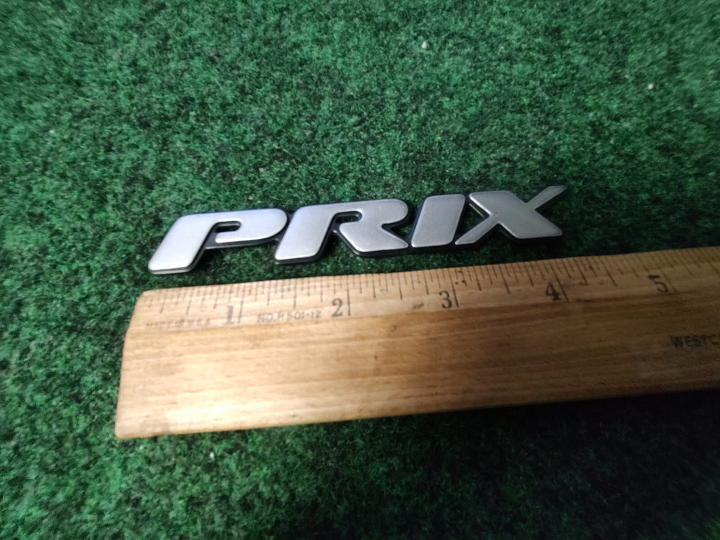 1997 - 2003 Pontiac Grand " Prix " Door Name Plate Silver NAMEPLATE OEM 3S6