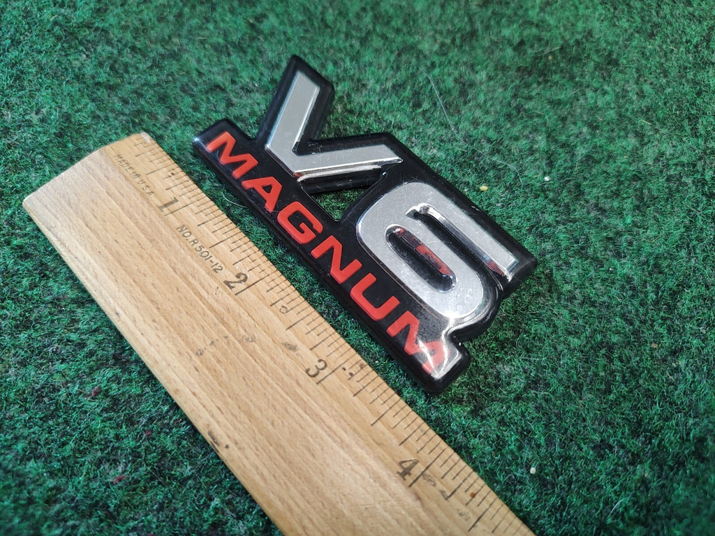 Dodge V6 Magnum Badge Emblem Name Plate Logo OEM 4S1