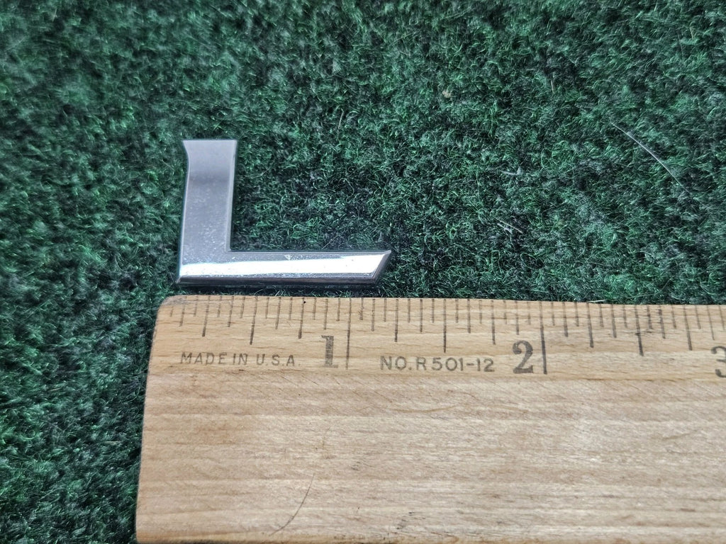 OEM "L" Chrome Individual Letter 3D Lettering Emblem Badge Logo Nameplate 7S7