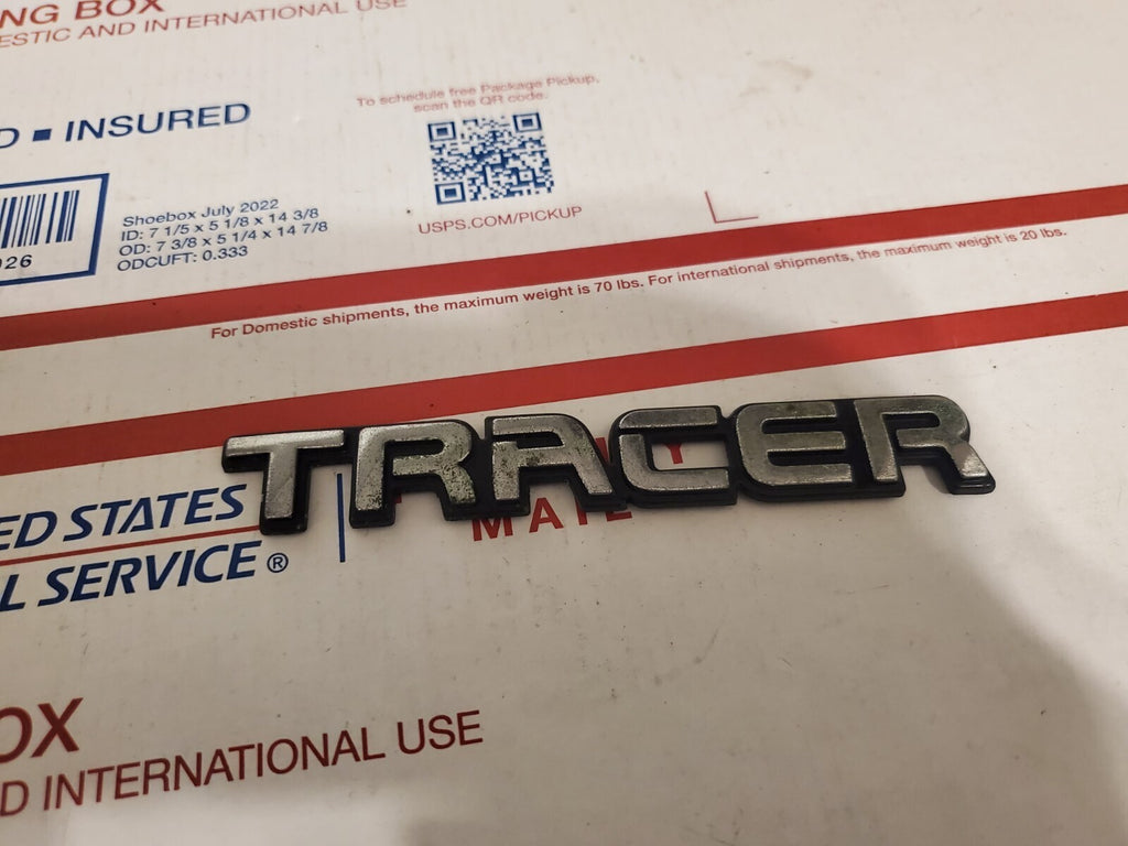 Mercury OEM 1991-1996 Tracer Rear Trunk Emblem Badge Logo Nameplate Insignia 4L9