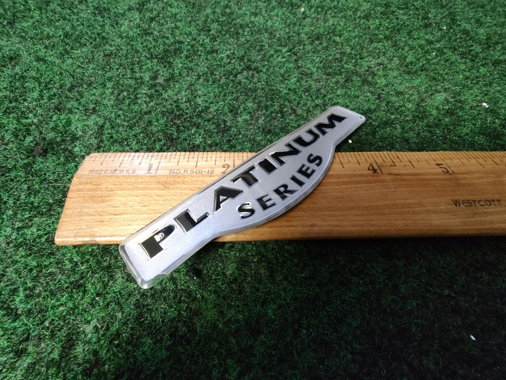 PLATINUM SERIES OEM EMBLEM Name Plate Decal Nameplate Badge Logo 3S1