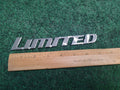 TOYOTA LIMITED CHROME SIDE EMBLEM LOGO BADGE SIGN SYMBOL NAME USED OEM 4S3