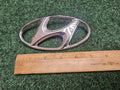 Hyundai Emblem Logo Symbol Badge Chrome OEM Nameplate Name Plate ~5.2" 5M3