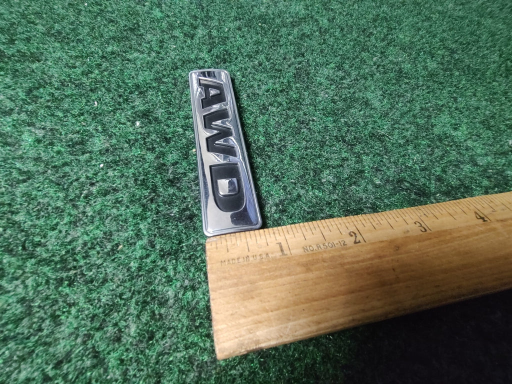 OEM AWD All Wheel Drive 3.5" Emblem Badge Logo Nameplate Name Plate Insignia 1S2