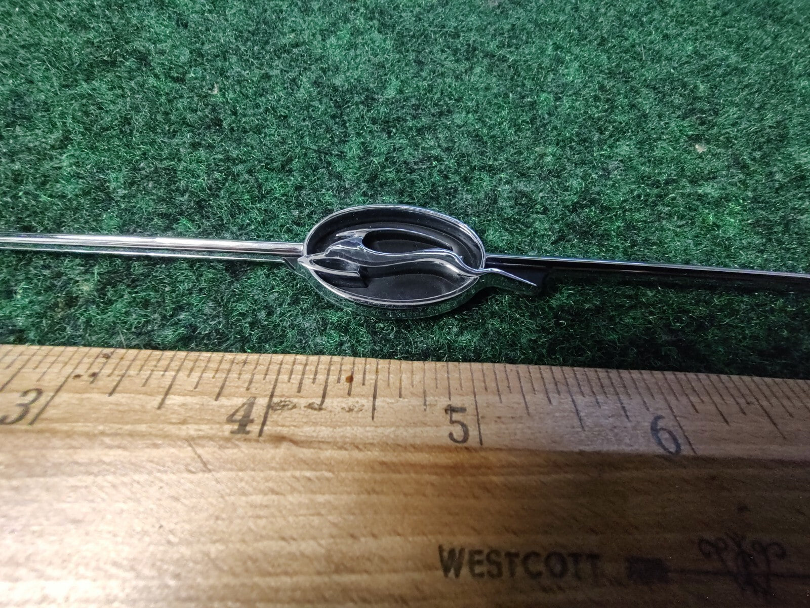 CHEVROLET IMPALA EMBLEM OEM SILVER BLACK CHROME GENUINE 6S1