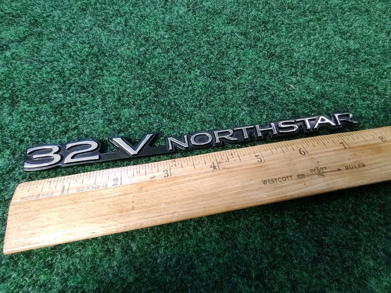 Cadillac OEM 32V Northstar Rear Emblem Badge Logo Nameplate Name Plate 5S6