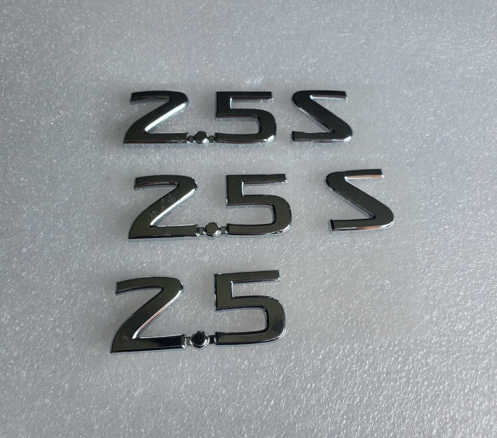 NISSAN 2.5 S REAR CHROME EMBLEM LOGO SYMBOL BADGE OEM 2L4