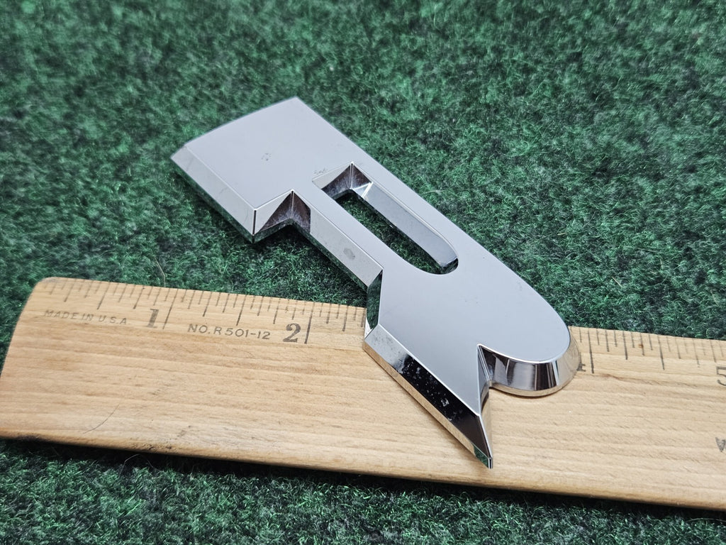 OEM "R" 3D Chrome Individual Letter Lettering Emblem Badge Logo Nameplate 7S9