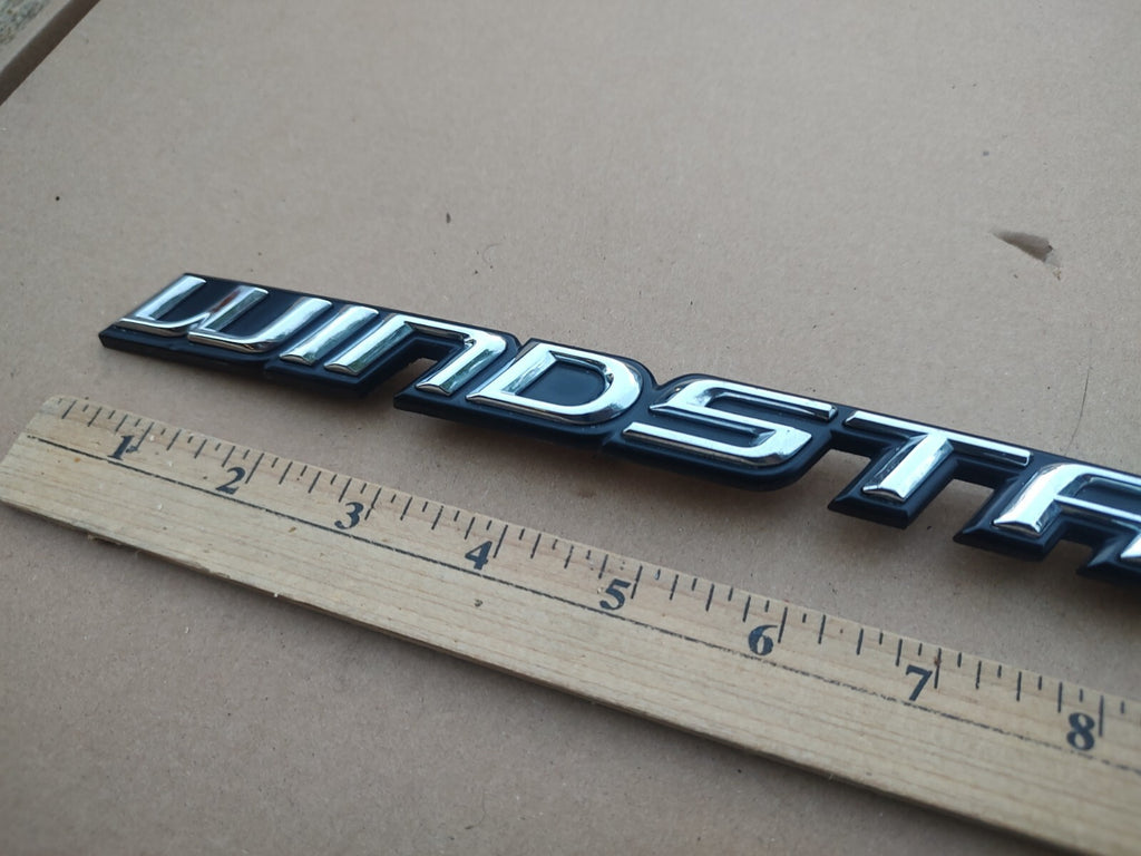 1995 1996 1997 Ford Windstar GL Emblem F58B-1643156-FA Chrome Finish OEM 7S4