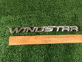 99 00 01 02 03 FORD WINDSTAR REAR CHROME EMBLEM LOGO BADGE SYMBOL USED OEM 1S1
