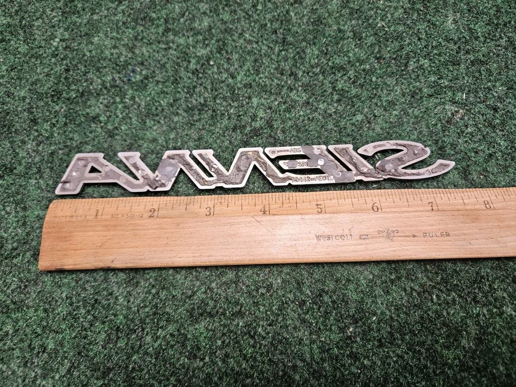 2004-2010 Toyota Sienna Rear Liftgate Lid Emblem Nameplate 75442-AE010 OEM 5M3