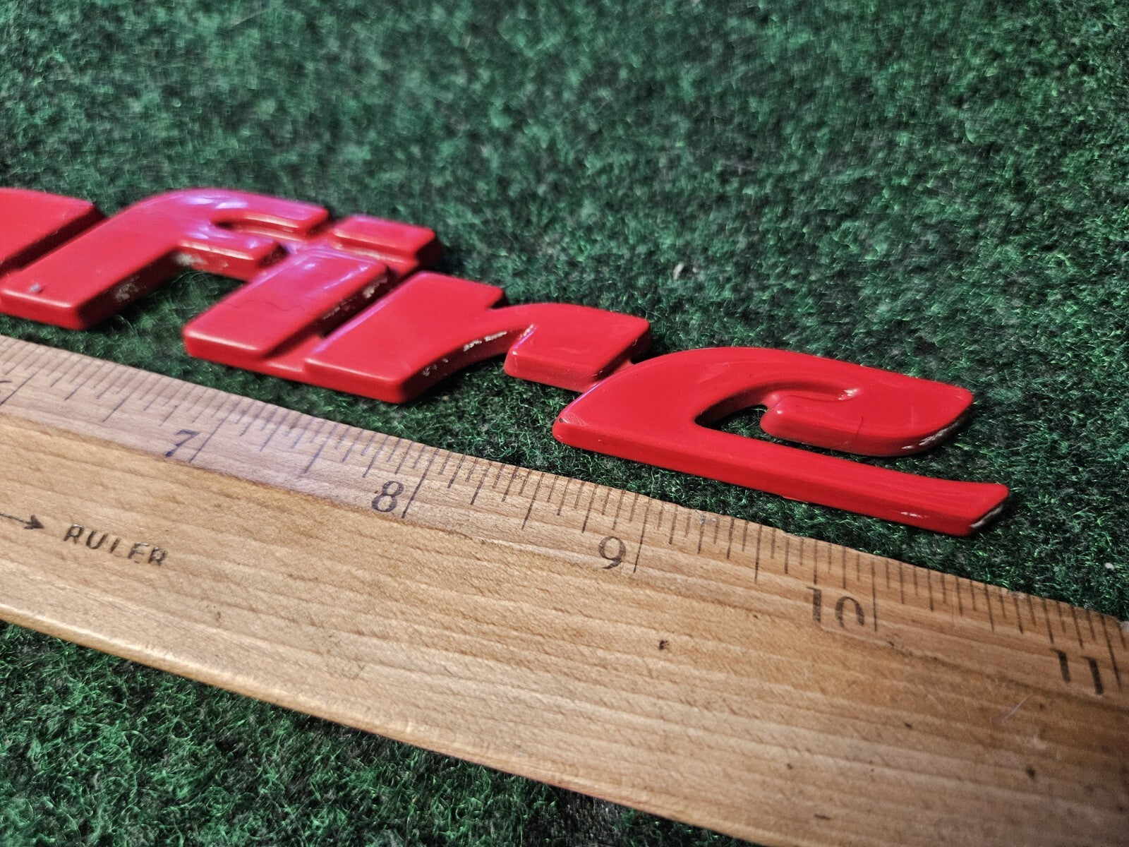 1998-2004 Pontiac Sunfire Red Emblem Badge Logo Nameplate Name Plate 4M9