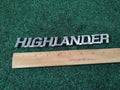 01 02 03 04 05 06 07 TOYOTA HIGHLANDER REAR LID EMBLEM LOGO BADGE SYMBOL 1S4