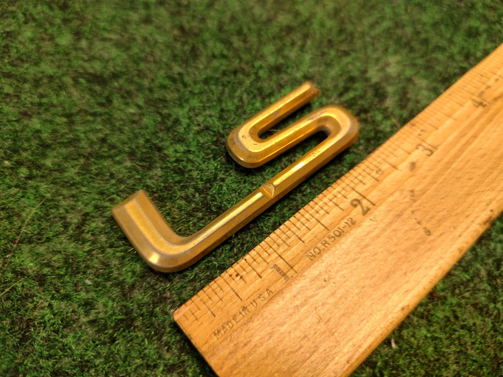 2001 2002 2003 Lexus LS LS430 Rear Trunk Lid Gold Emblem Badge Logo OEM 2S3