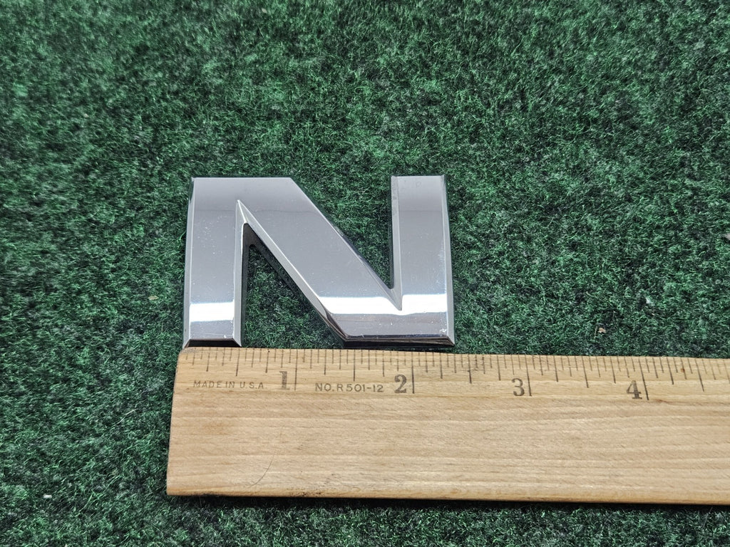OEM "N" 3D Chrome Individual Letter Lettering Emblem Badge Logo Nameplate N 2S2