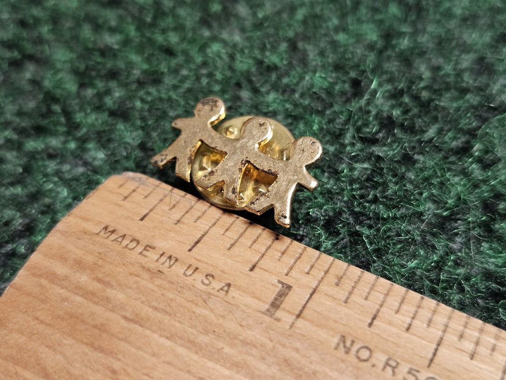 Vintage Lapel United Way US Union Made Pin Brooch Gold Tone Pin