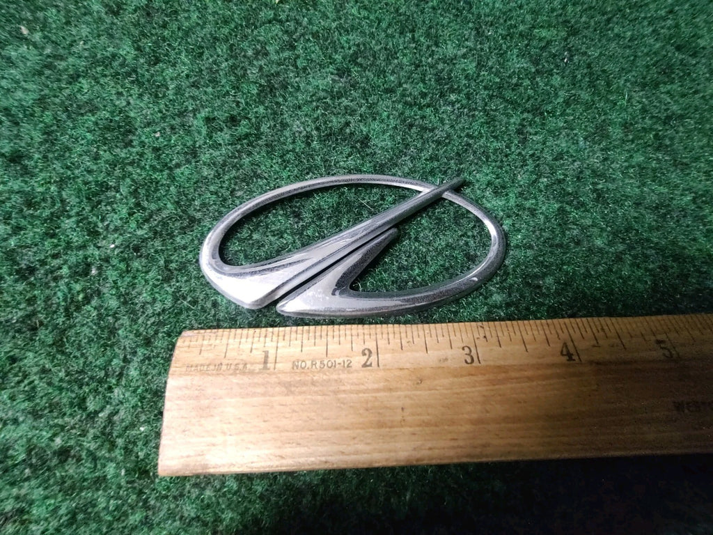 Vintage OLDSMOBILE Chrome EMBLEM SYMBOL BADGE OEM Nameplate Logo 3.5" 1S6