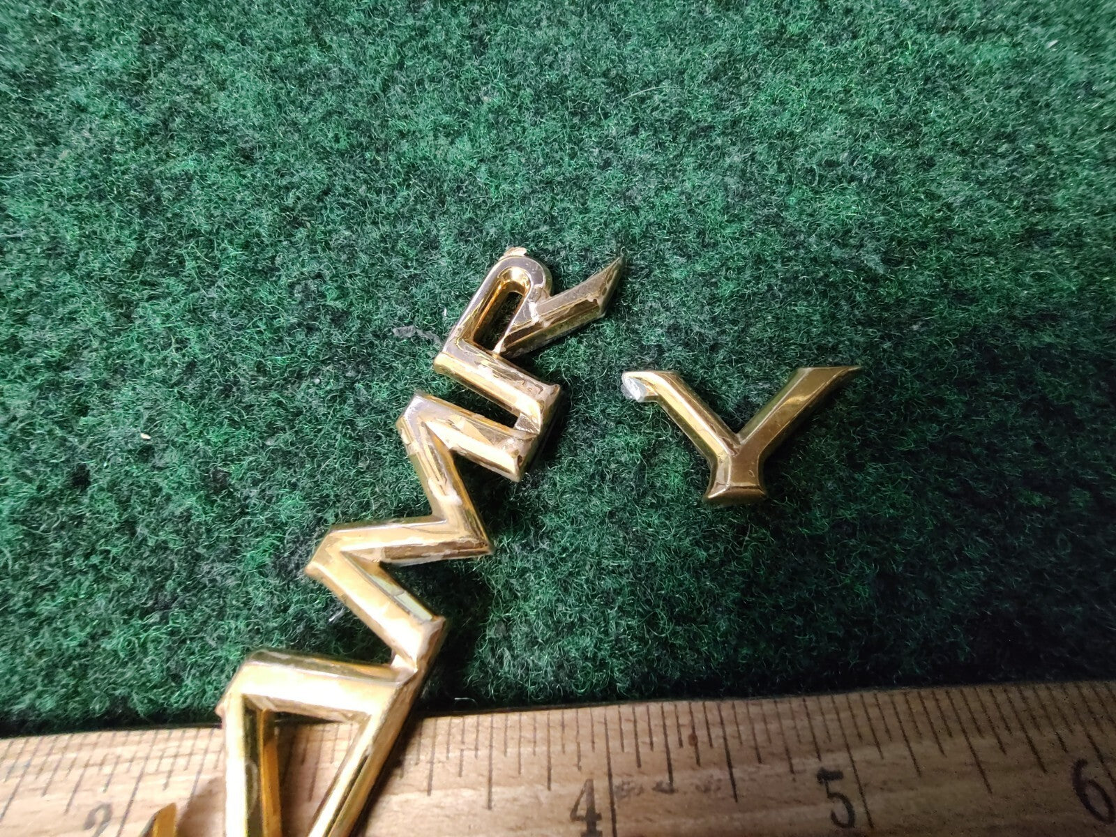 02 03 04 05 06 Toyota Camry Emblem Badge Letters Logo Trunk Rear Gold OEM 4S4