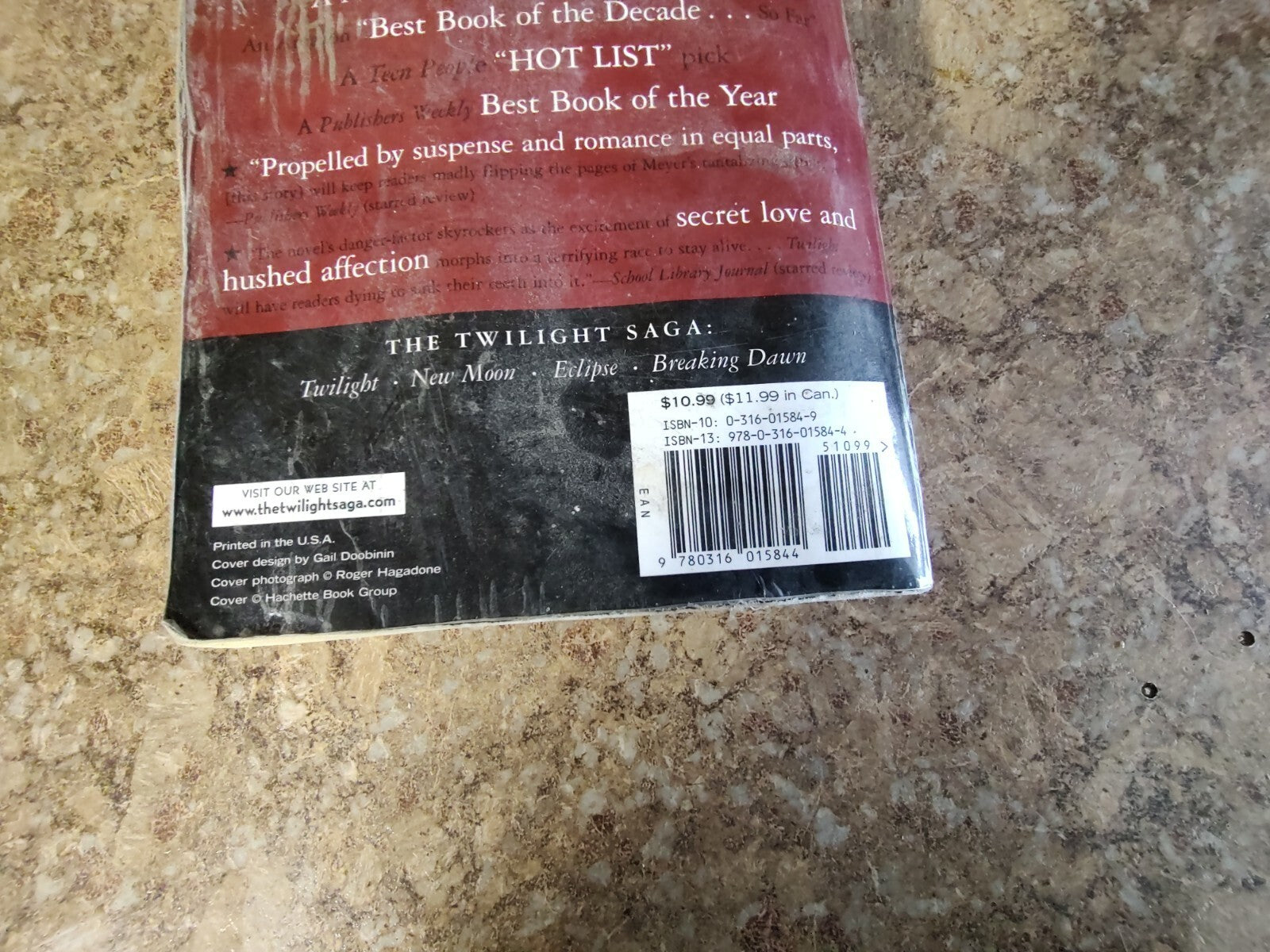 Twilight Book Meyer, Stephenie Paperback B12