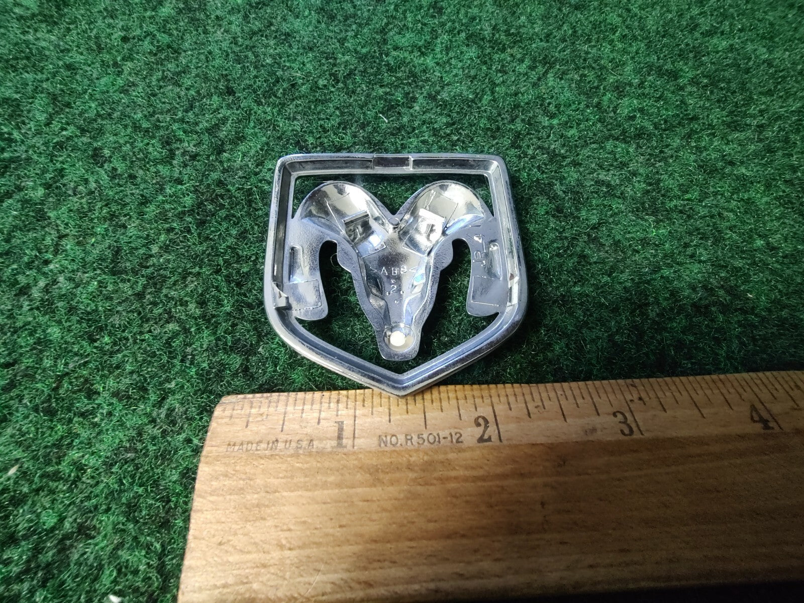Dodge Front Grille Emblem Logo Badg OEM Name Plate Name See Measurements 4L8