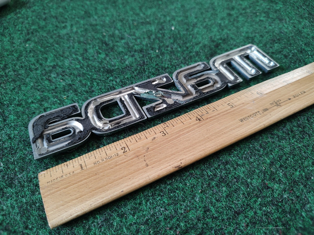 Mazda Chrome Rear Emblem Badge Logo Nameplate Badge OEM ~5.75 Inch 1S4
