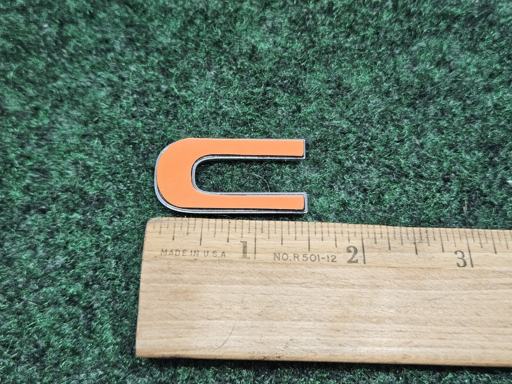 OEM "C" Chrome 3D Individual Letter Lettering Emblem Badge Logo Nameplate 2S2