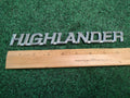 01 02 03 04 05 06 07 TOYOTA HIGHLANDER REAR LID EMBLEM LOGO BADGE SYMBOL 1S7