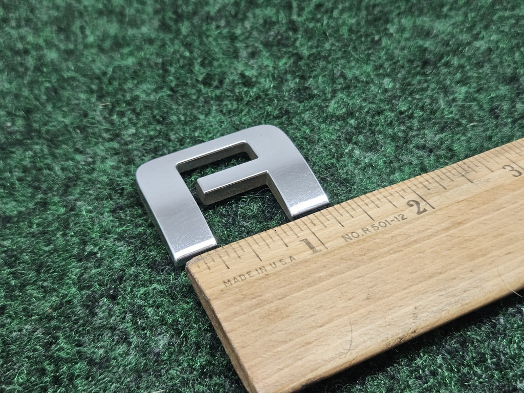 OEM "A" Chrome Individual Letter Lettering Emblem Badge Logo Nameplate A 2S2