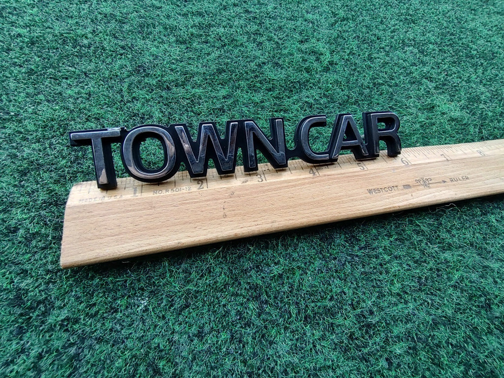 Lincoln OEM Town Car Chrome ~6 Inch Emblem Badge Logo Nameplate Name Plate 2L3