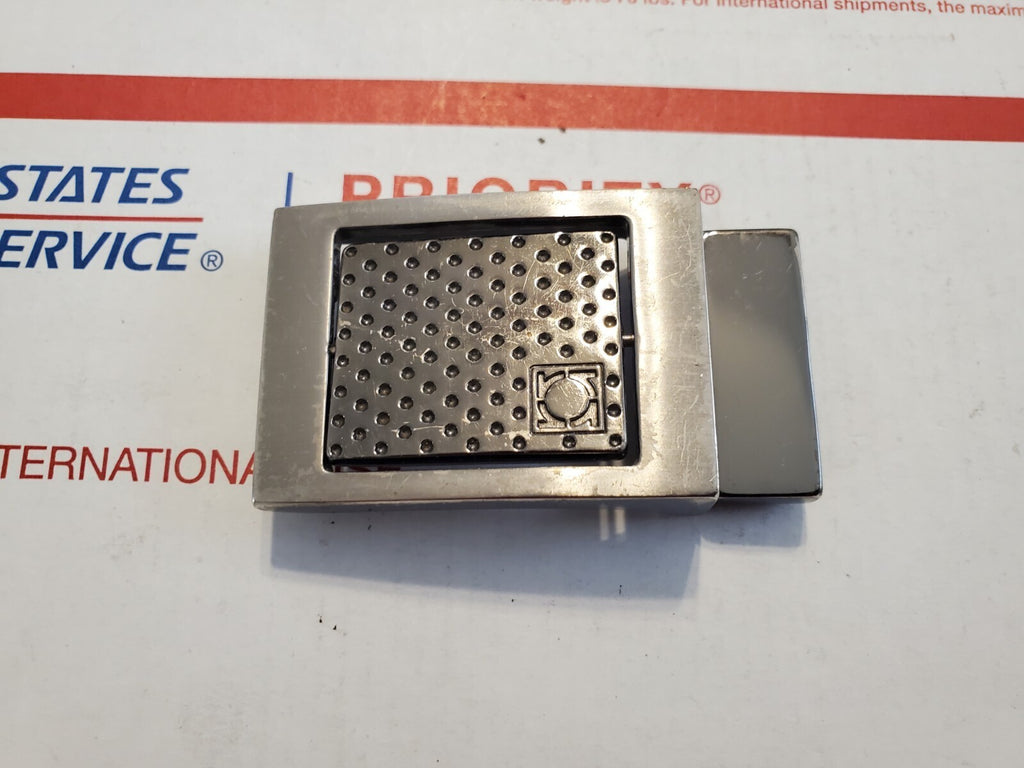 Men's Kenneth Cole Reaction Reversable Silver Belt Buckle 4L4