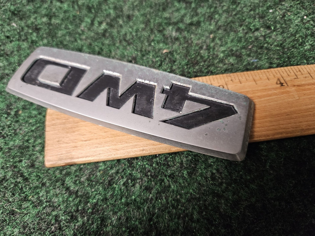 4WD REAR GATE SIDE EMBLEM LOGO BADGE NAME PLATE ~4" 3M3