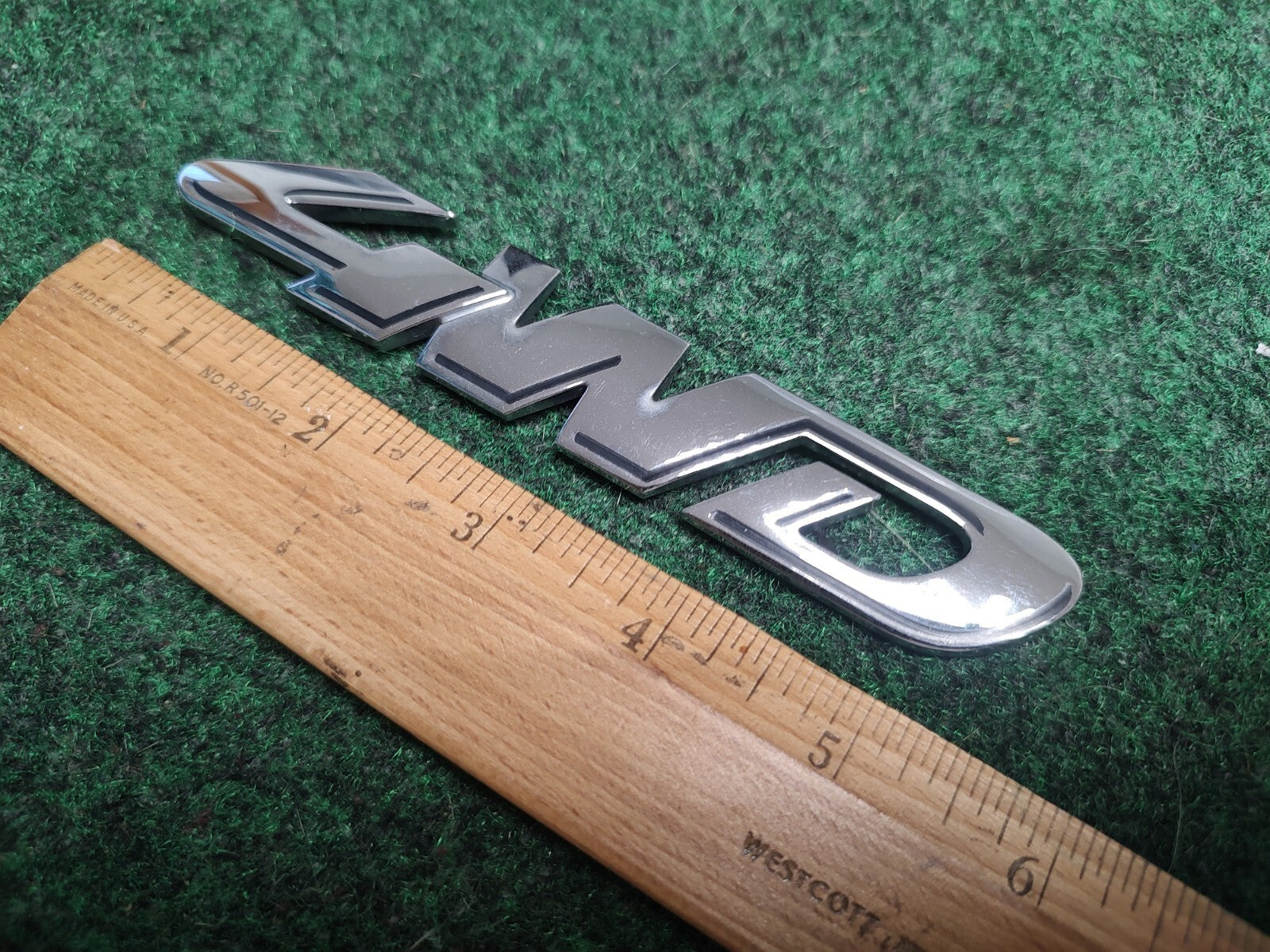 2008-2012 Ford Escape 4WD Emblem 8L84-7843156-DA OEM Badge 2S5