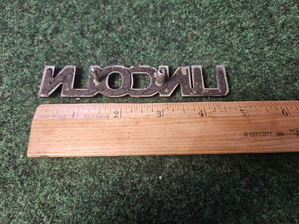 Lincoln OEM  Plastic Vintage Emblem Badge Logo Nameplate Name Plate 4.75" 4M8