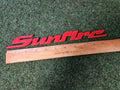 1998-2004 Pontiac Sunfire Emblem Red Badge Logo Nameplate Name Plate 4M9