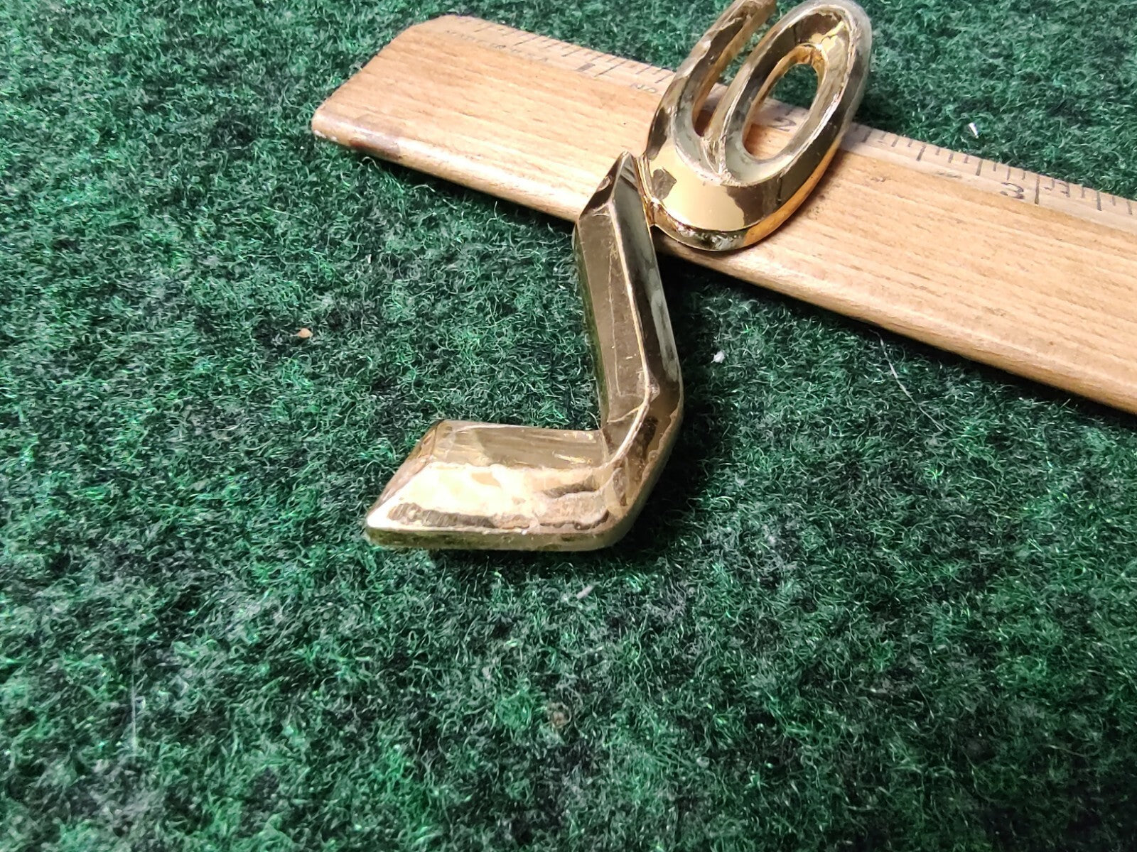 1999-2003 Toyota V6 Emblem Side Script Logo Badge Gold OEM 5S4