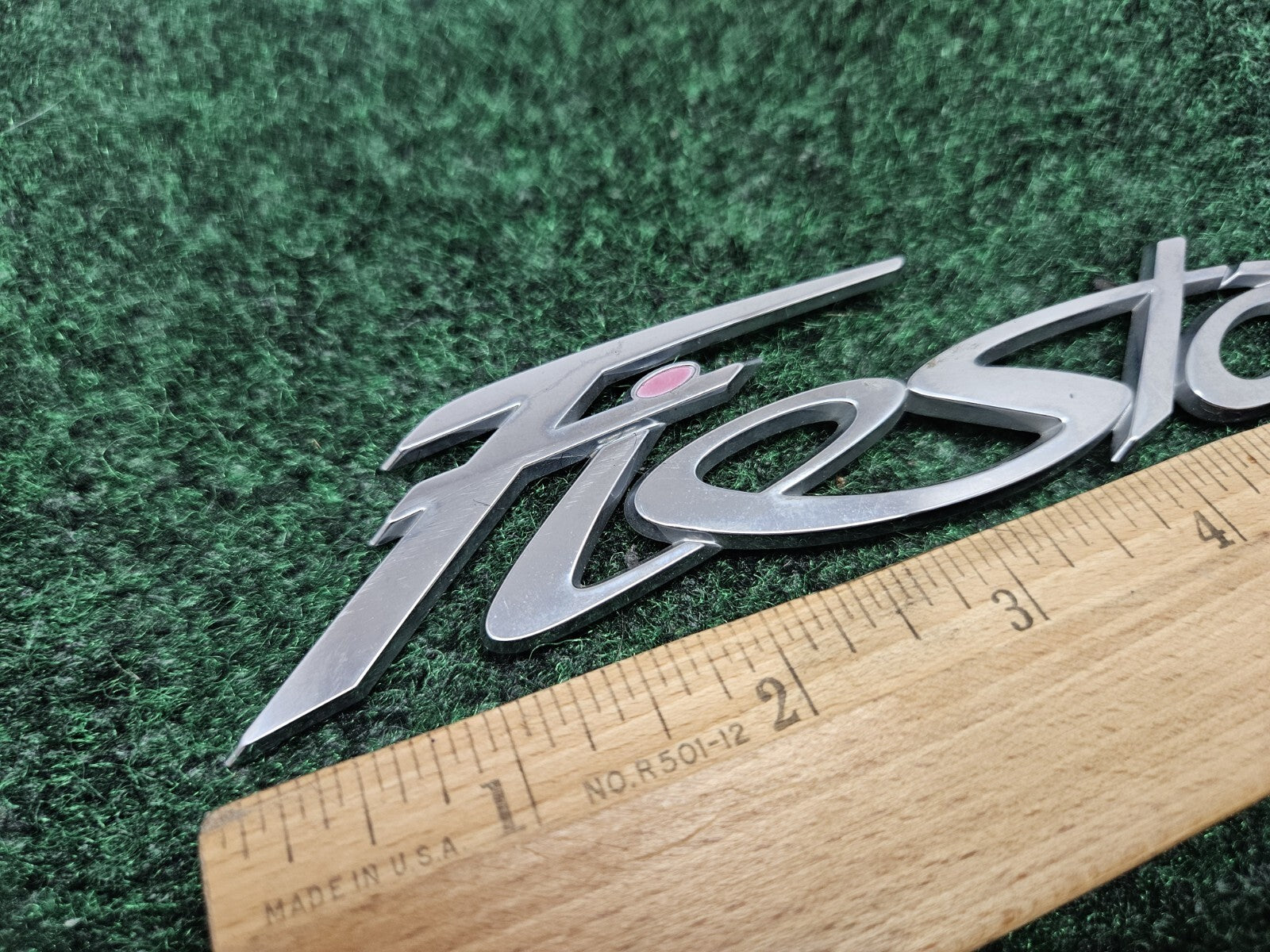 2011 - 2019 FORD FIESTA REAR CHROME EMBLEM LOGO BADGE LETTERS SYMBOL OEM GL1