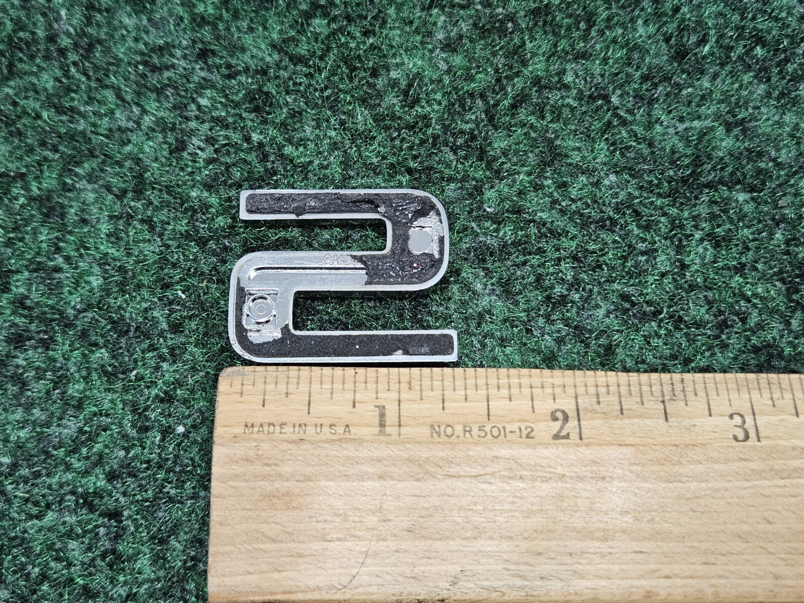 OEM "5" Chrome Individual Number Lettering Emblem Badge Logo 3D Nameplate 7S8