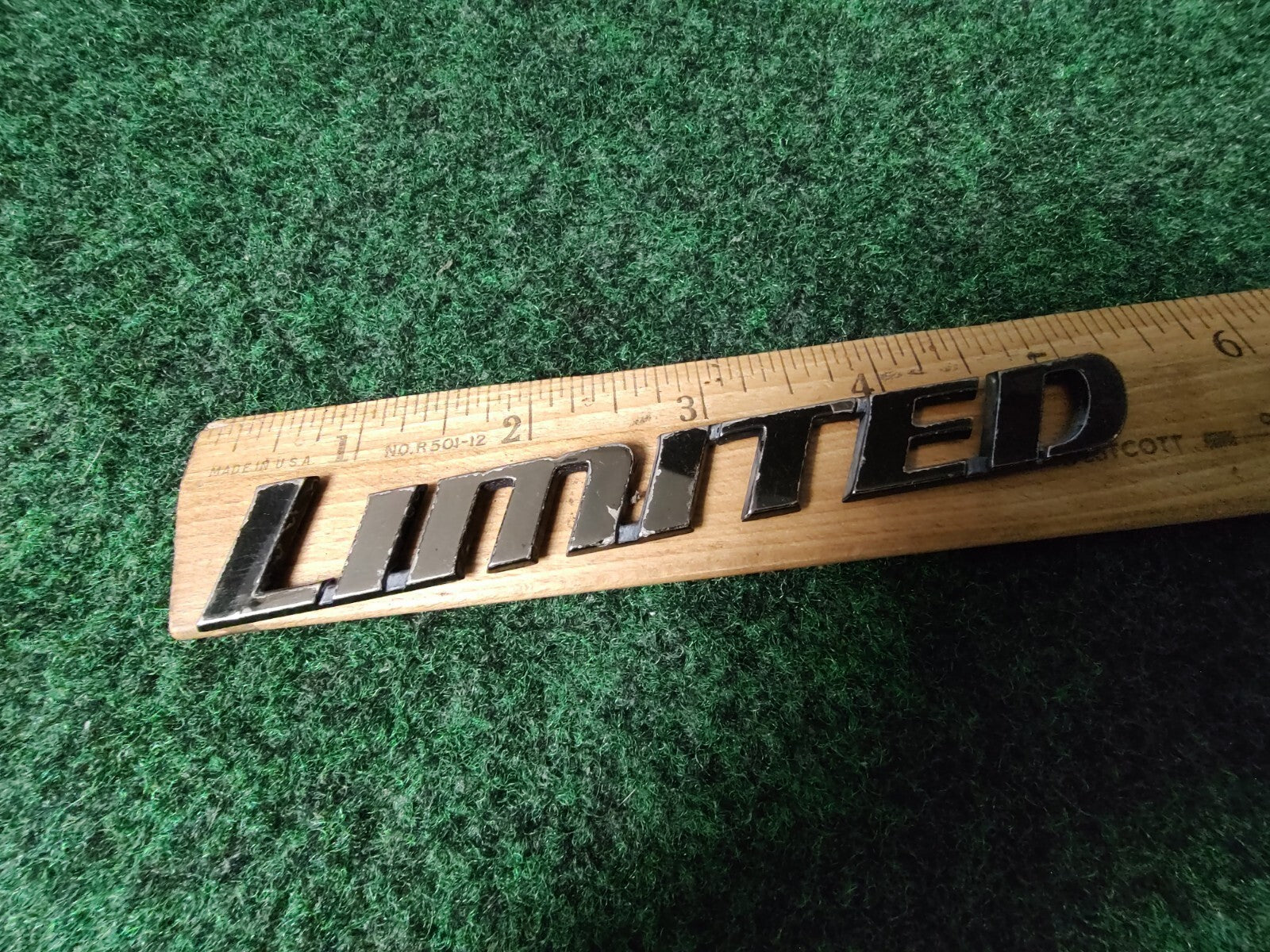 Toyota Highlander Limited Fender Emblem Side Logo Badge Dark Chrome OEM 7S1