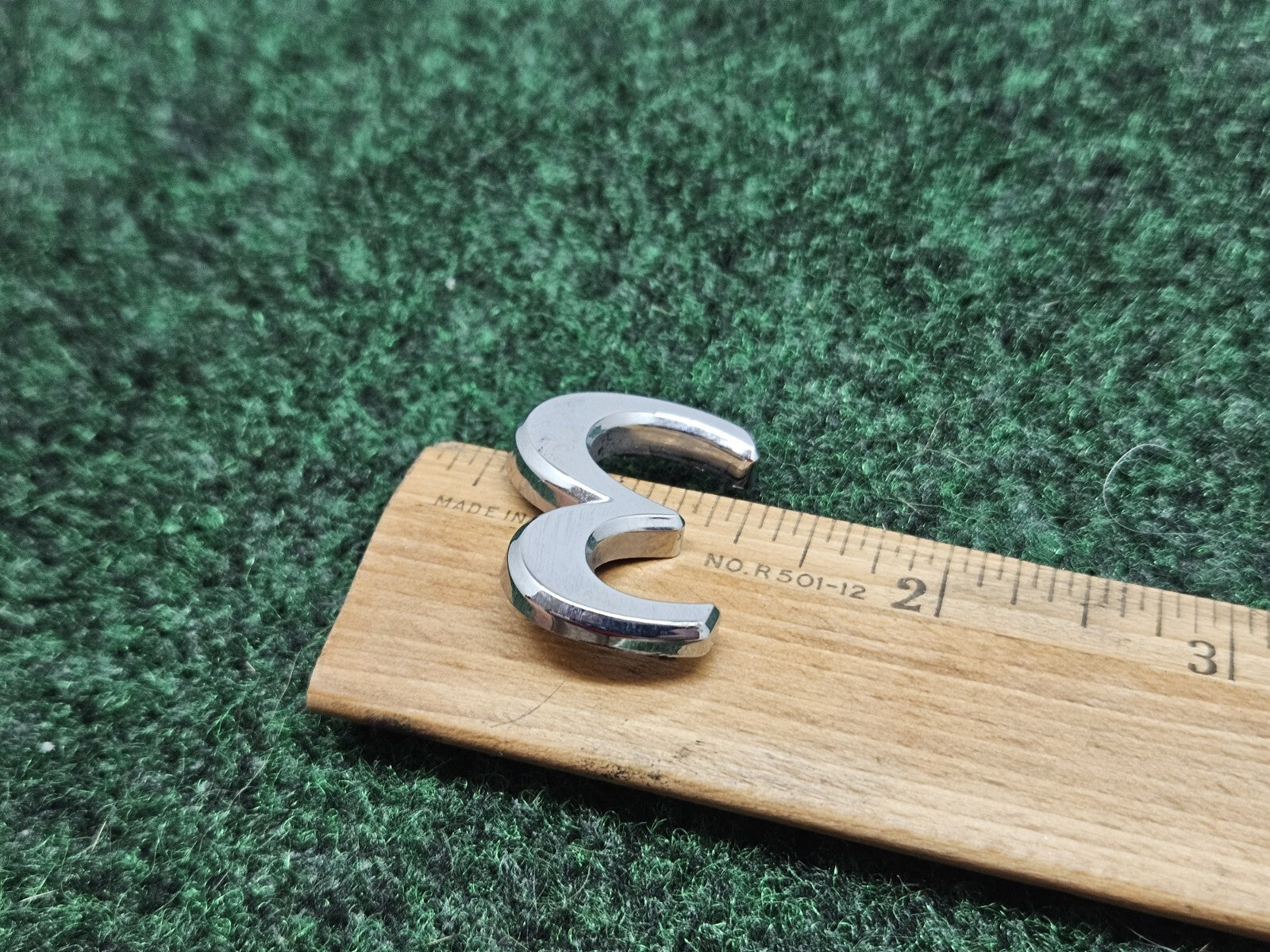 OEM "3" Chrome Individual Number Lettering Emblem Badge Logo 3D Nameplate 3 7S7