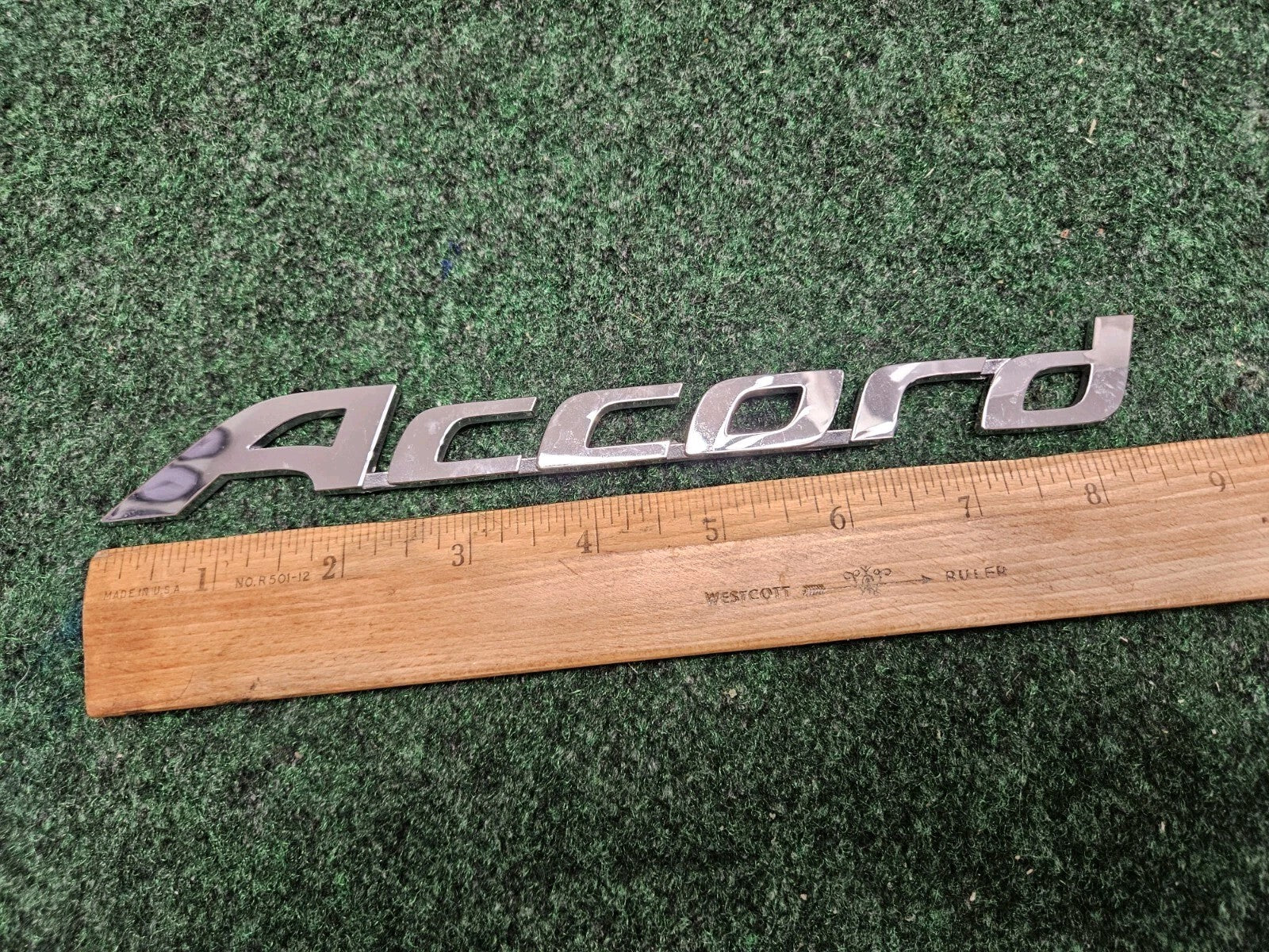 HONDA ACCORD REAR EMBLEM LOGO BADGE SYMBOL CHROME Nameplate LETTERS 5M2