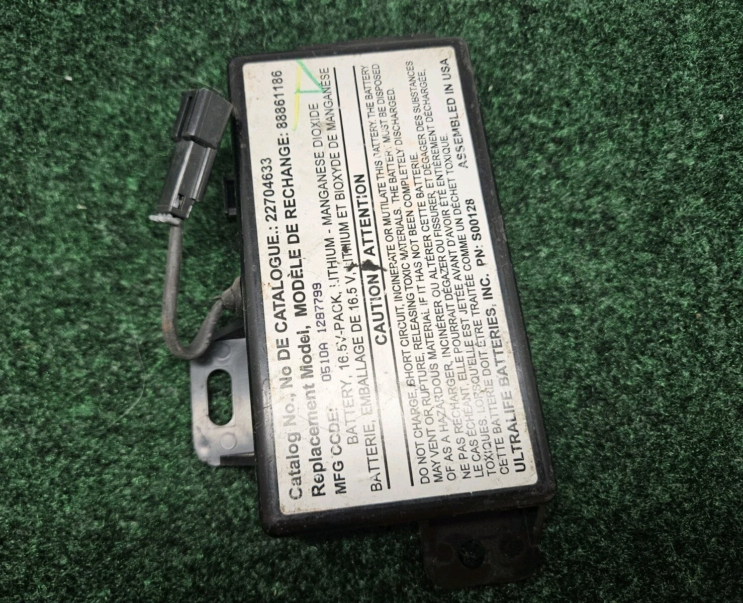 2006-2019 GM OEM OnStar Mobile Telephone Radio Back Up Battery 22704633 GL3