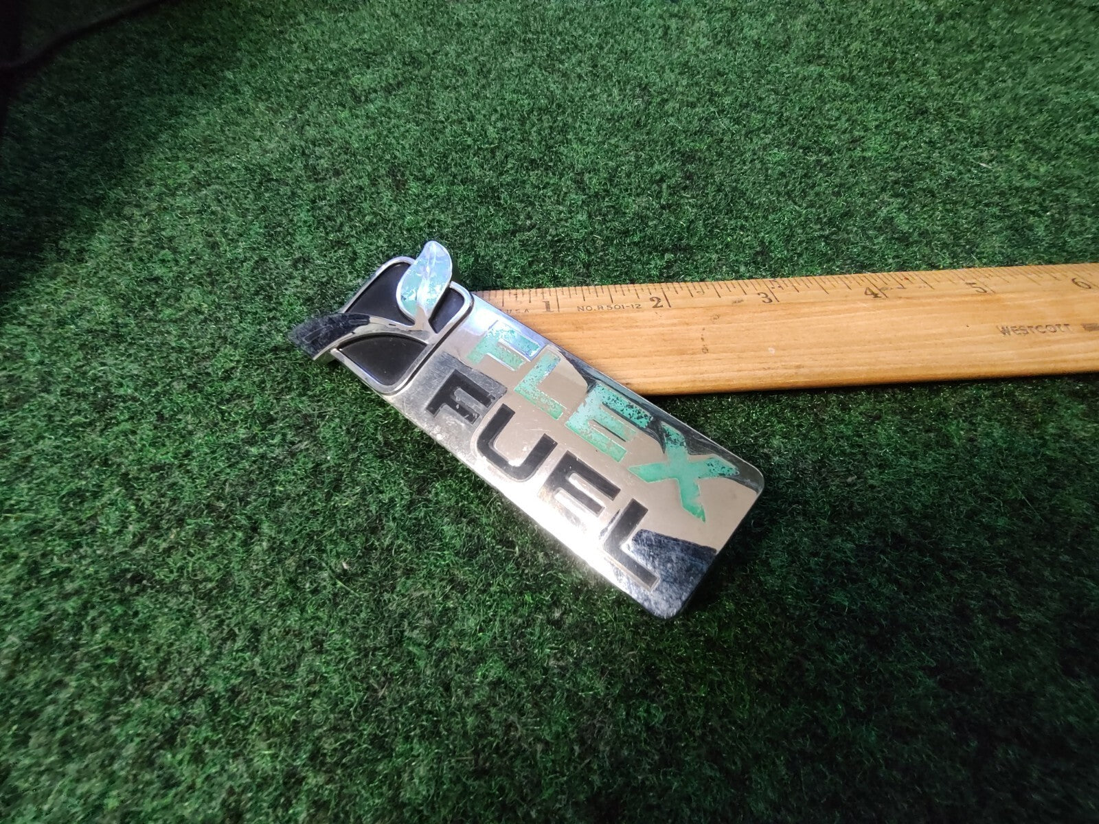 Ford Expedition Escape Super Duty F-150 "FLEX FUEL" NAMEPLATE EMBLEM OEM 5S6