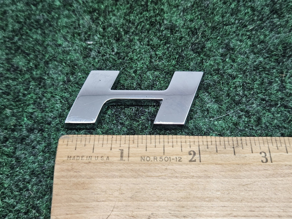OEM "H" 3D Chrome Individual Letter Lettering Emblem Badge Logo Nameplate 7S7